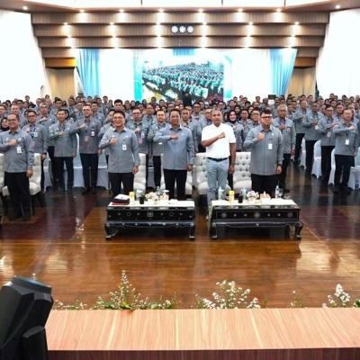 Pembukaan Rakor Capaian Kinerja Kementerian Hukum Semester I Tahun 2025