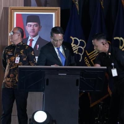 Penandatanganan Bersama Pembangunan ZI dan PK Kementerian Hukum 2026